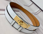 Cinto Hermes Kelly 17 White