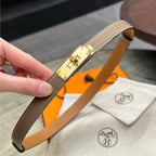 Cinto Hermes Kelly 17 Brown