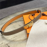Cinto Hermes Kelly 17 Brown
