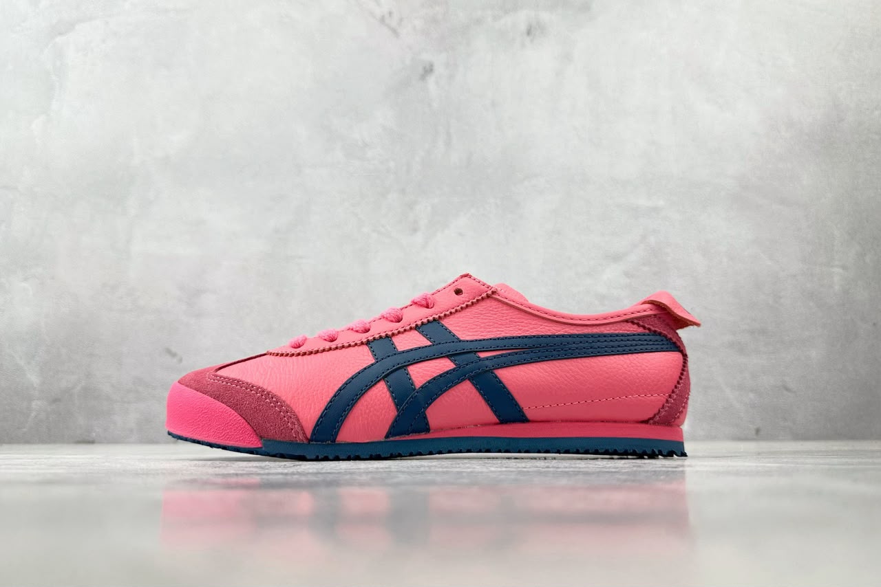 Onitsuka Tiger Mexico 66  Pink Cameo / Mako Blue .