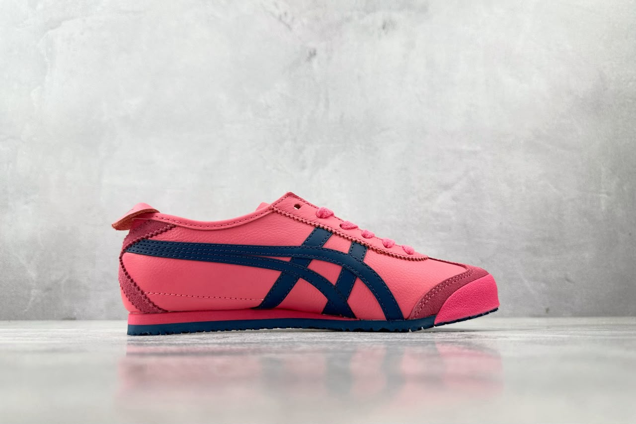 Onitsuka Tiger Mexico 66  Pink Cameo / Mako Blue .