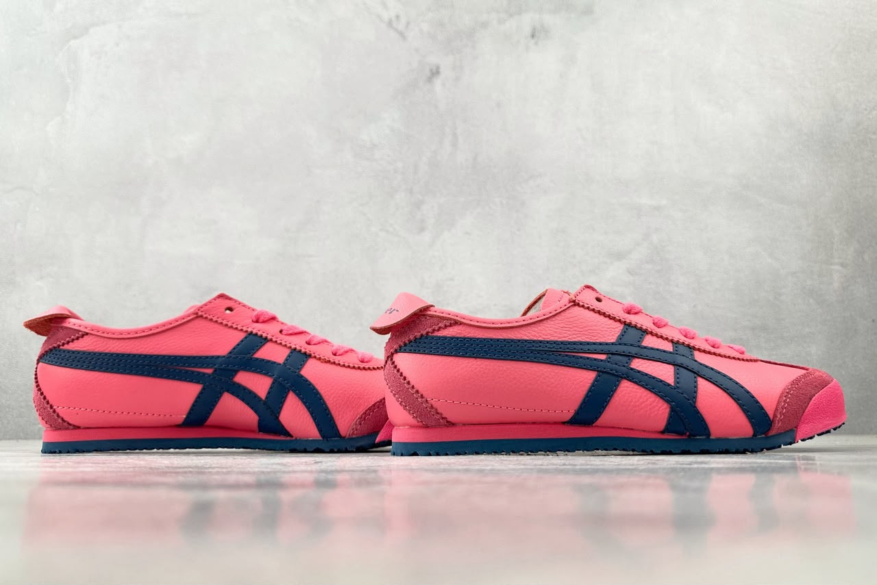 Onitsuka Tiger Mexico 66  Pink Cameo / Mako Blue .