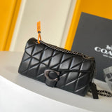Coach Tabby 20 Shoulder Black Ferragens.