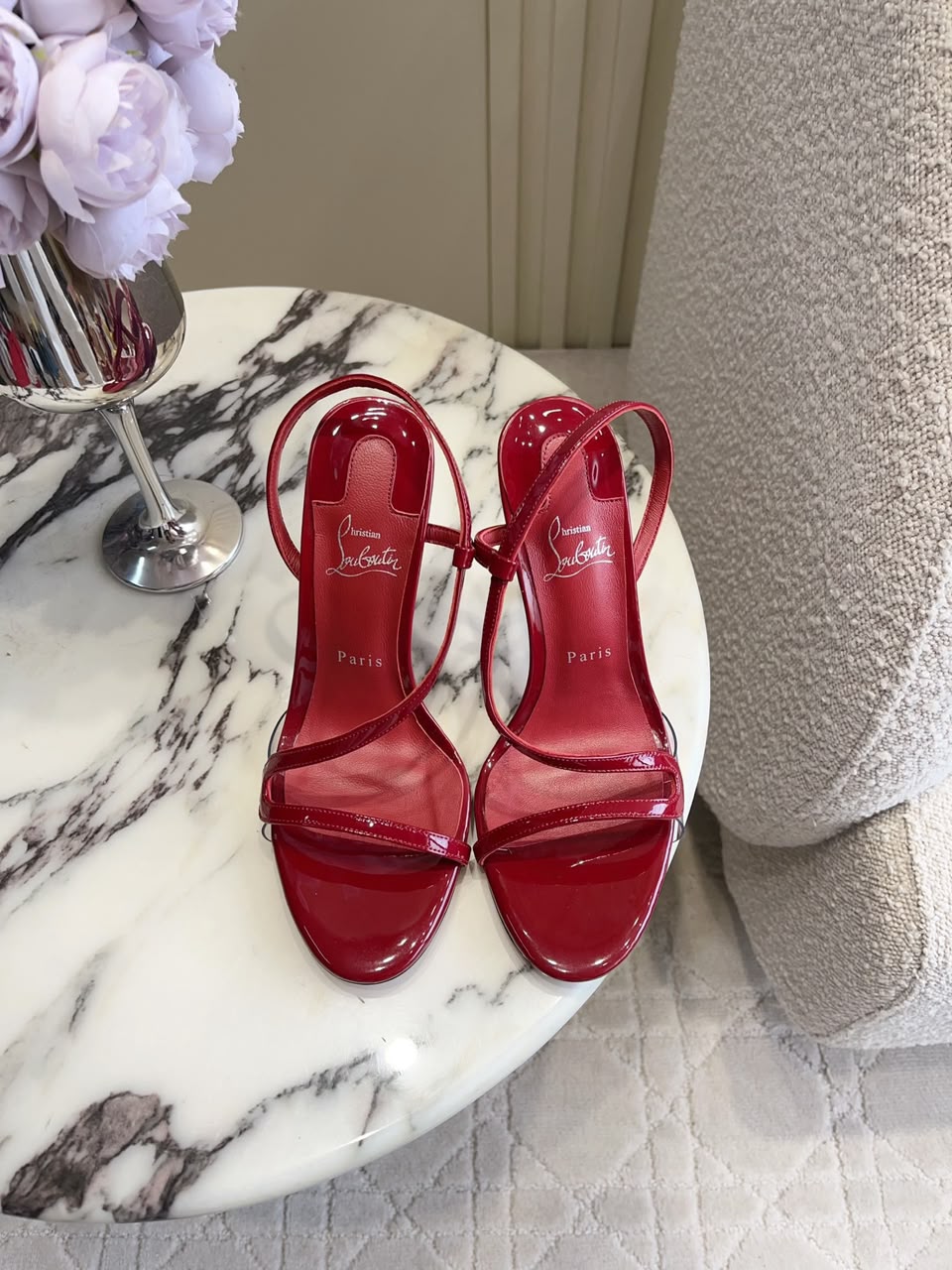 Christian Louboutin Rosalie red .