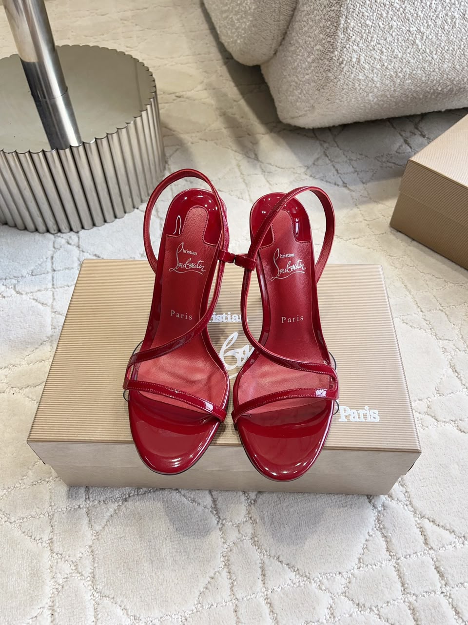 Christian Louboutin Rosalie red .