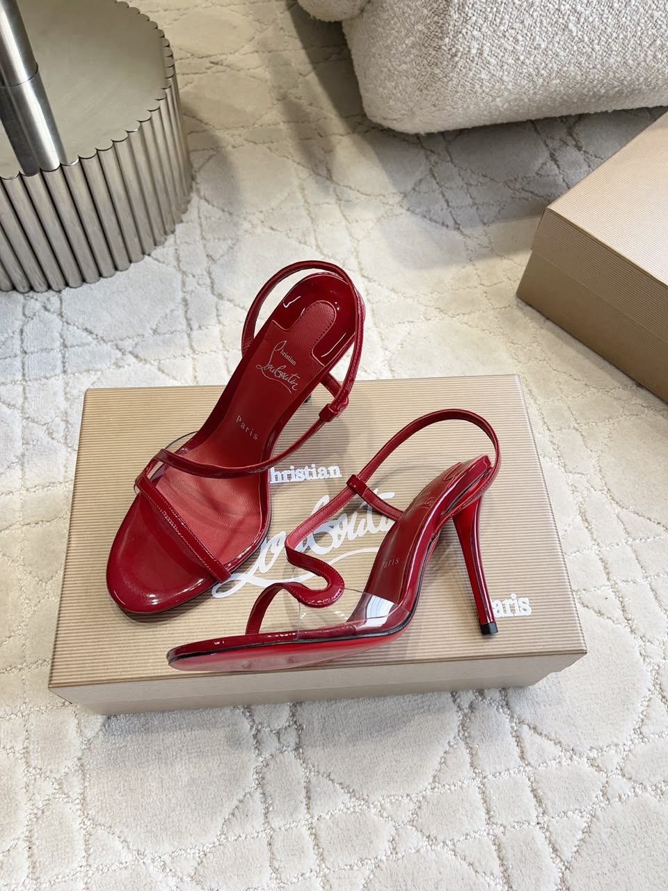 Christian Louboutin Rosalie red .