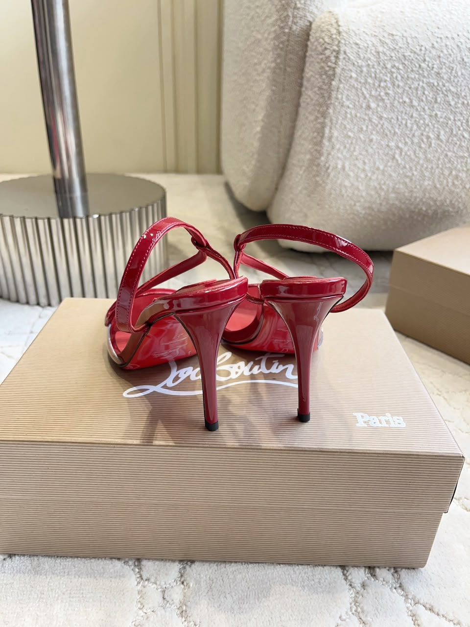 Christian Louboutin Rosalie red .