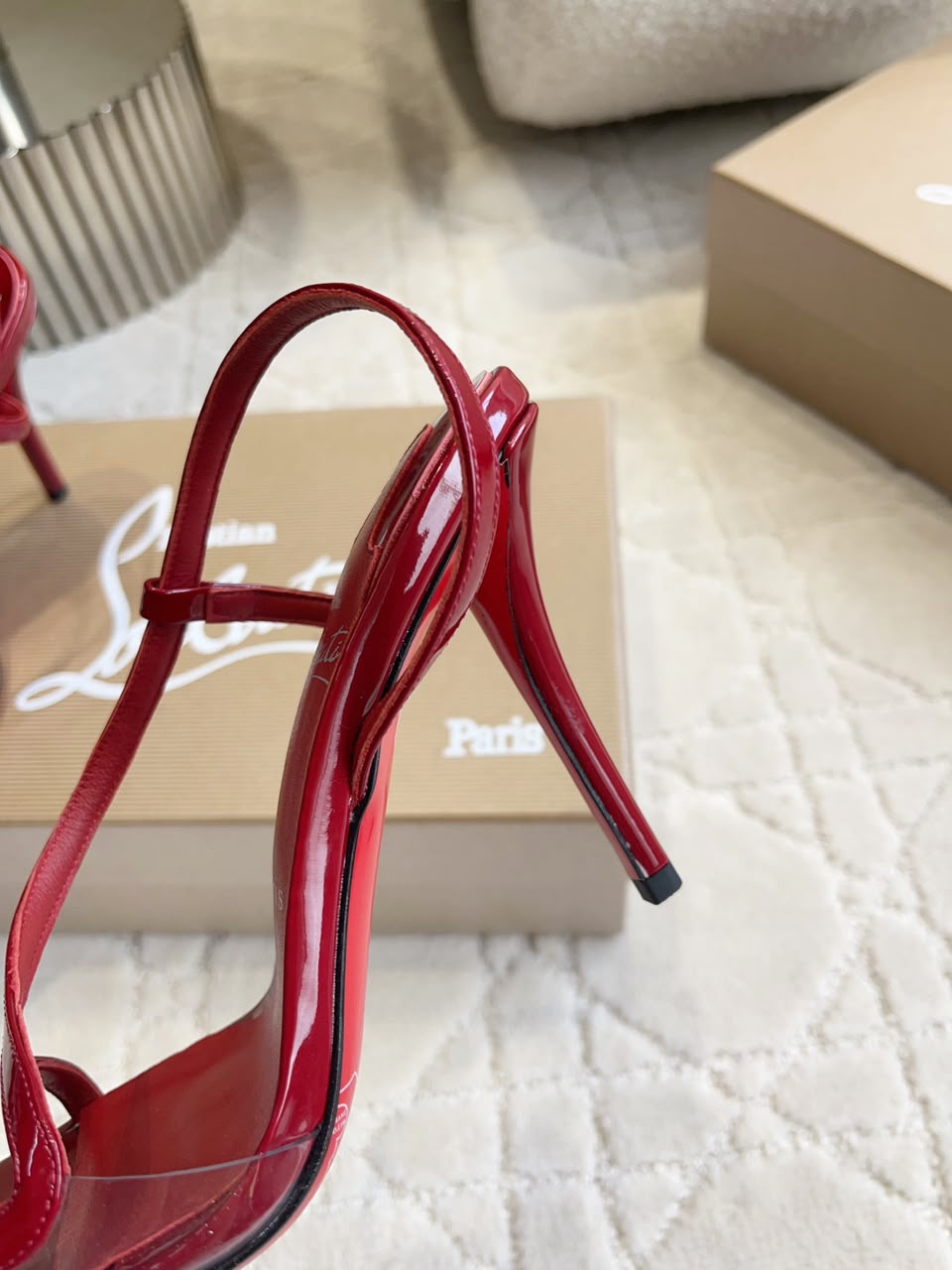 Christian Louboutin Rosalie red .