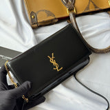 Yves Saint Laurent Cassandre Phone Holder Black