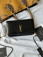 Yves Saint Laurent Cassandre Phone Holder Black