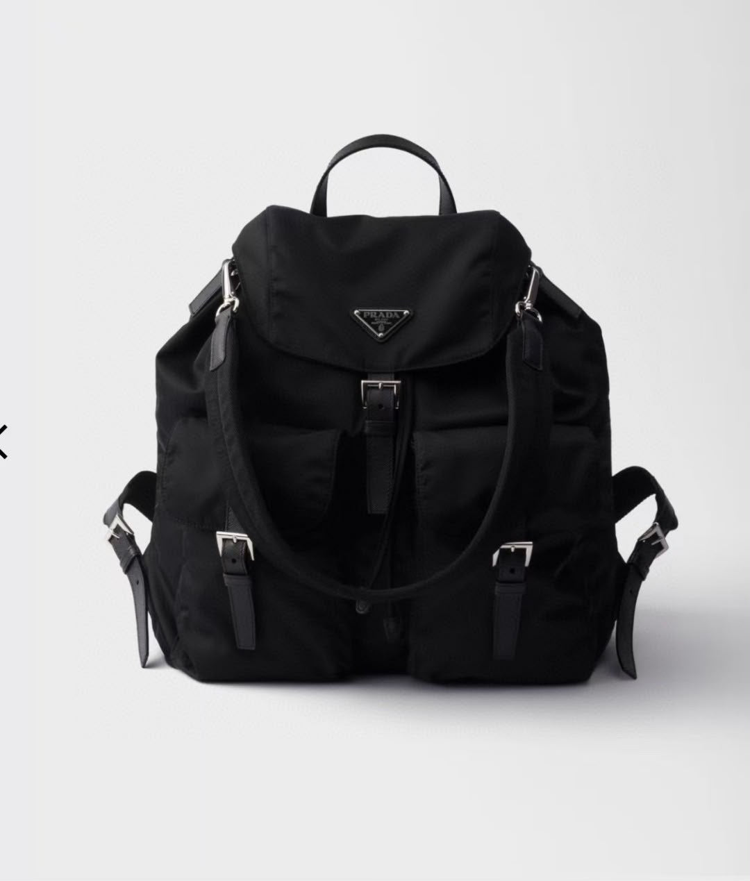 Mochila Prada Re-Nylon Black .
