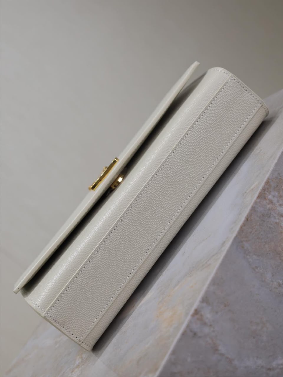 Saint Laurent Kate Chain Bag White