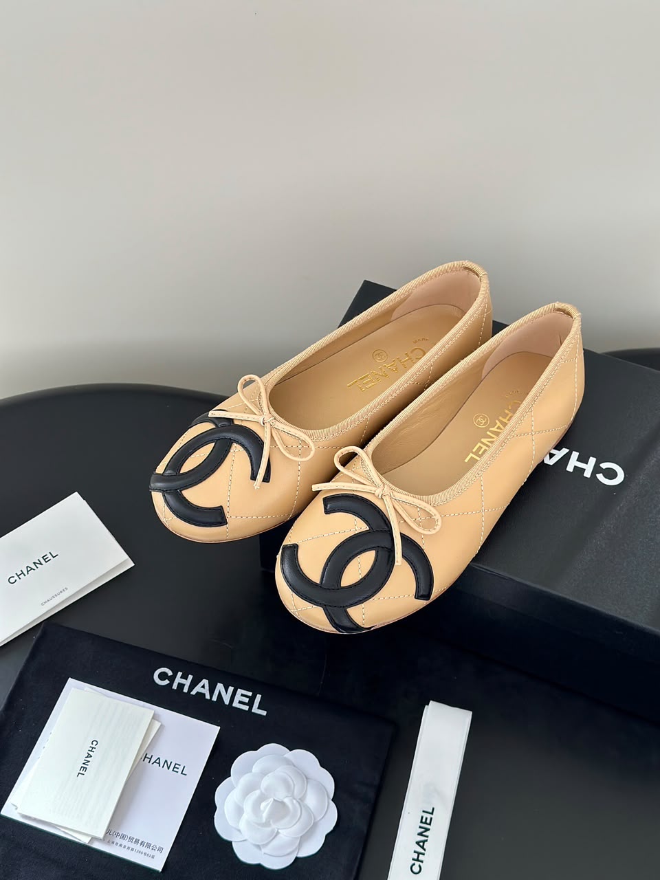 Sapatilha Chanel Coco Beach Bege