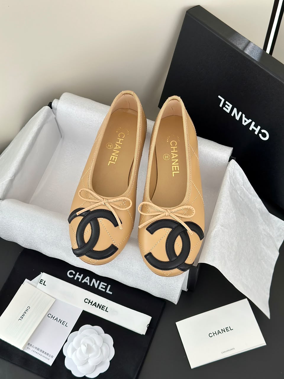 Sapatilha Chanel Coco Beach Bege