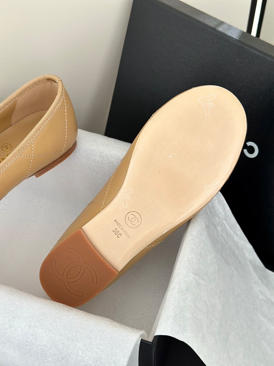 Sapatilha Chanel Coco Beach Bege