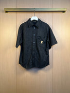 Camiseta LV Short-Sleeved Denim Shirt