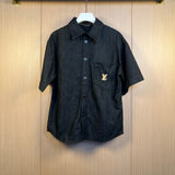 Camiseta LV Short-Sleeved Denim Shirt