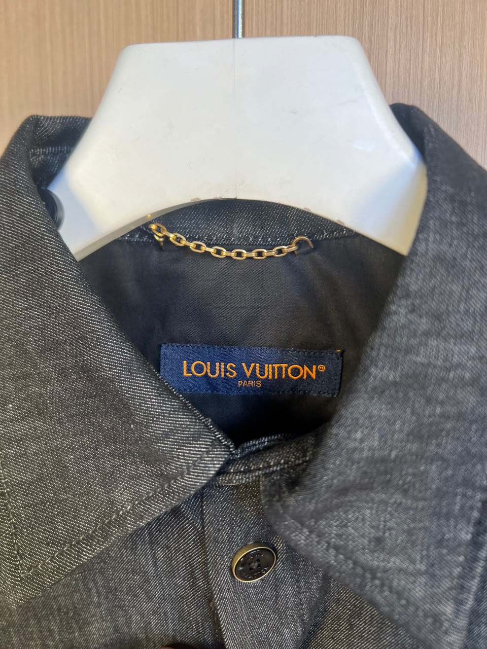 Camiseta LV Short-Sleeved Denim Shirt