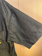 Camiseta LV Short-Sleeved Denim Shirt