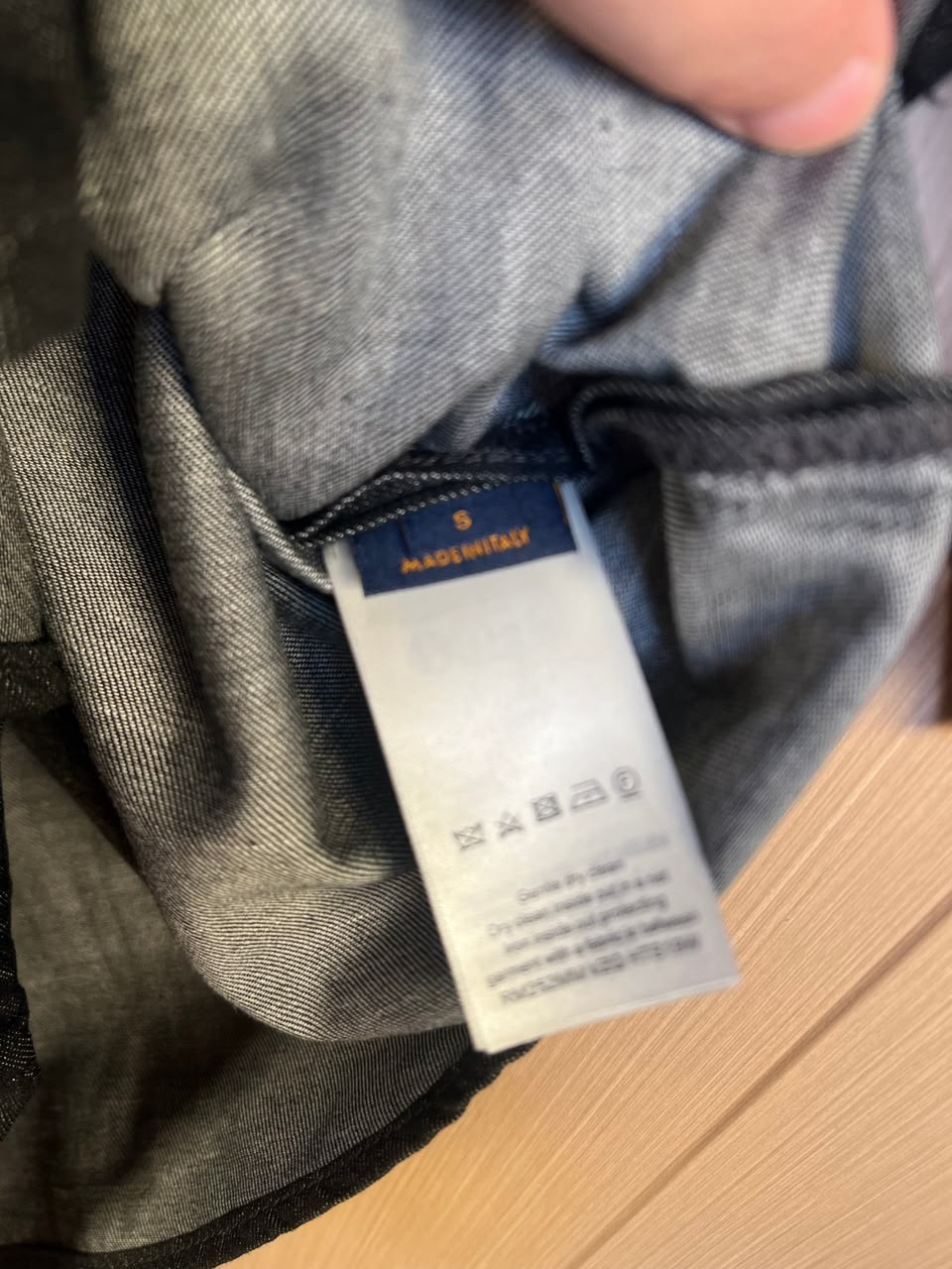 Camiseta LV Short-Sleeved Denim Shirt