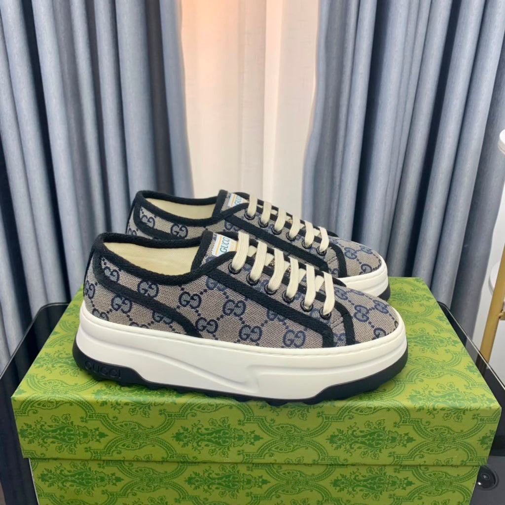Gucci Tênis de canvas GG 1977 Platform