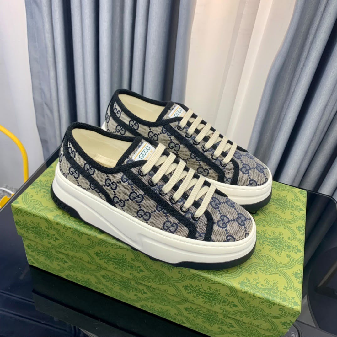 Gucci Tênis de canvas GG 1977 Platform