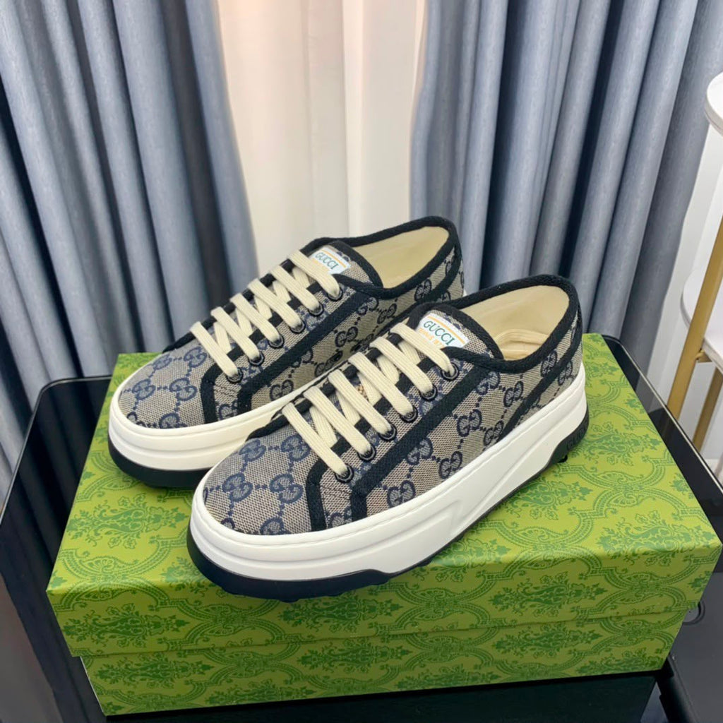 Gucci Tênis de canvas GG 1977 Platform