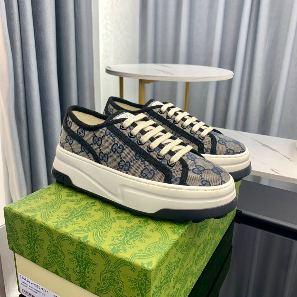 Gucci Tênis de canvas GG 1977 Platform