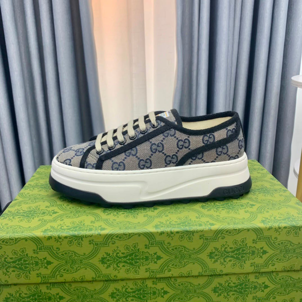 Gucci Tênis de canvas GG 1977 Platform