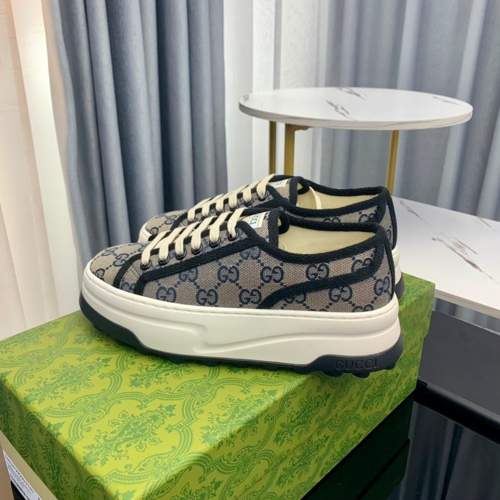 Gucci Tênis de canvas GG 1977 Platform