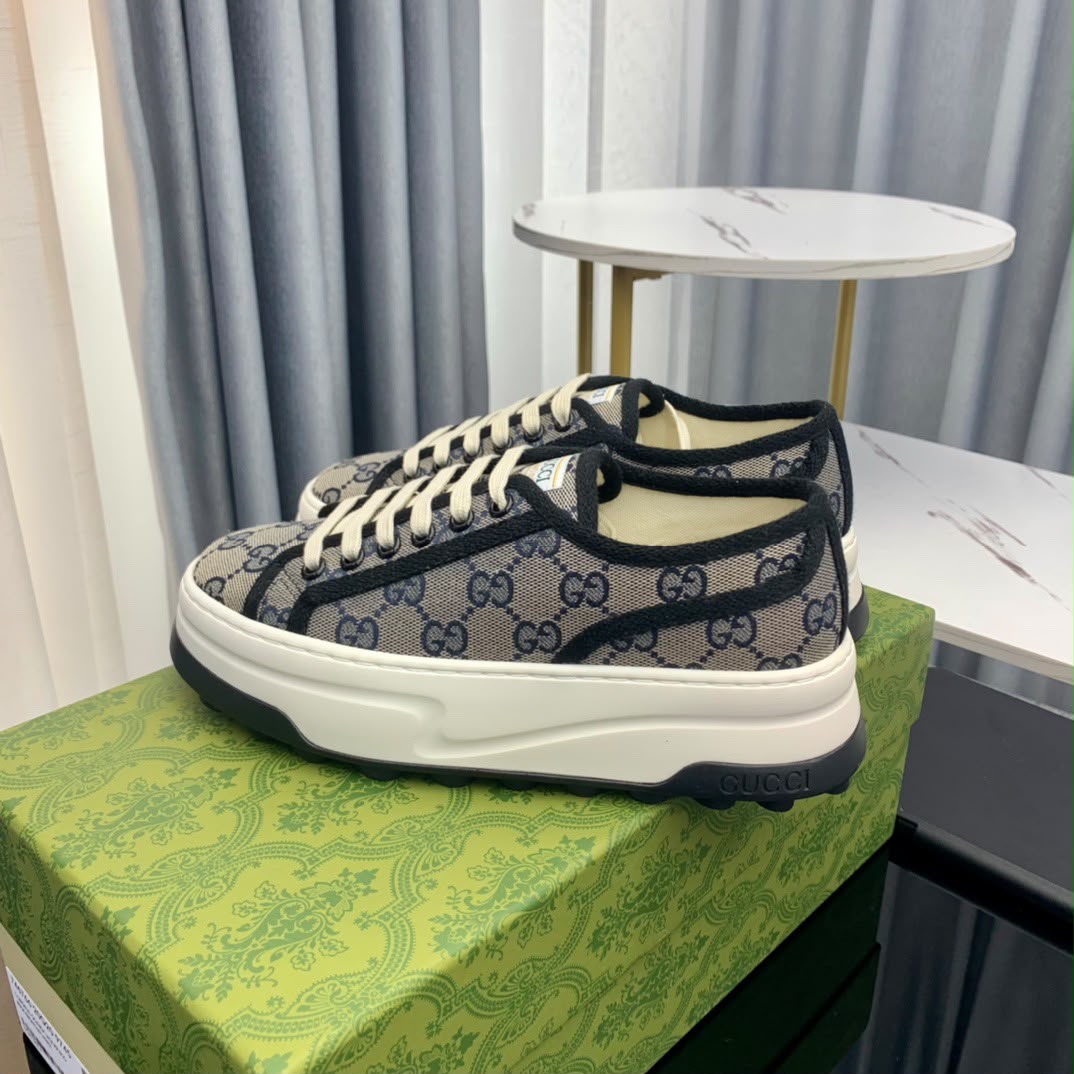Gucci Tênis de canvas GG 1977 Platform