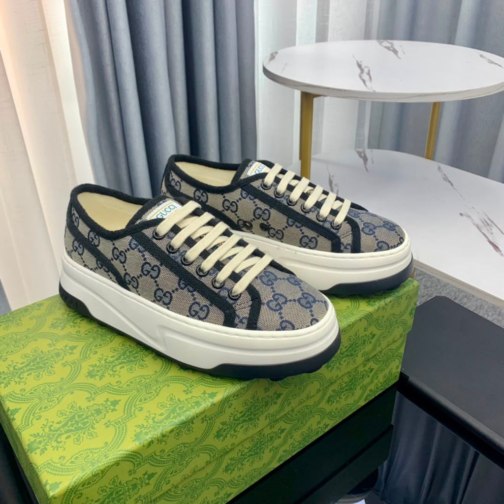 Gucci Tênis de canvas GG 1977 Platform