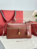 Bolsa Extra Bag L27 da Loro Piana Bon Ton Brown