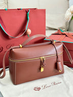 Bolsa Extra Bag L27 da Loro Piana Bon Ton Brown
