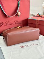 Bolsa Extra Bag L27 da Loro Piana Bon Ton Brown