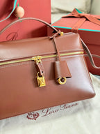 Bolsa Extra Bag L27 da Loro Piana Bon Ton Brown