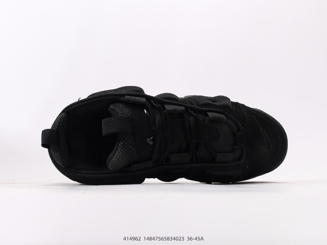 Nike Air More Uptempo triple black.