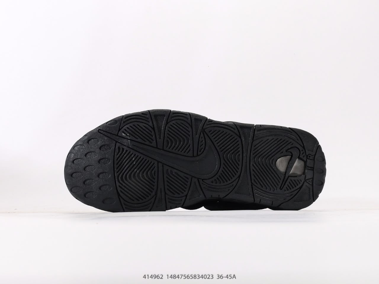 Nike Air More Uptempo triple black.