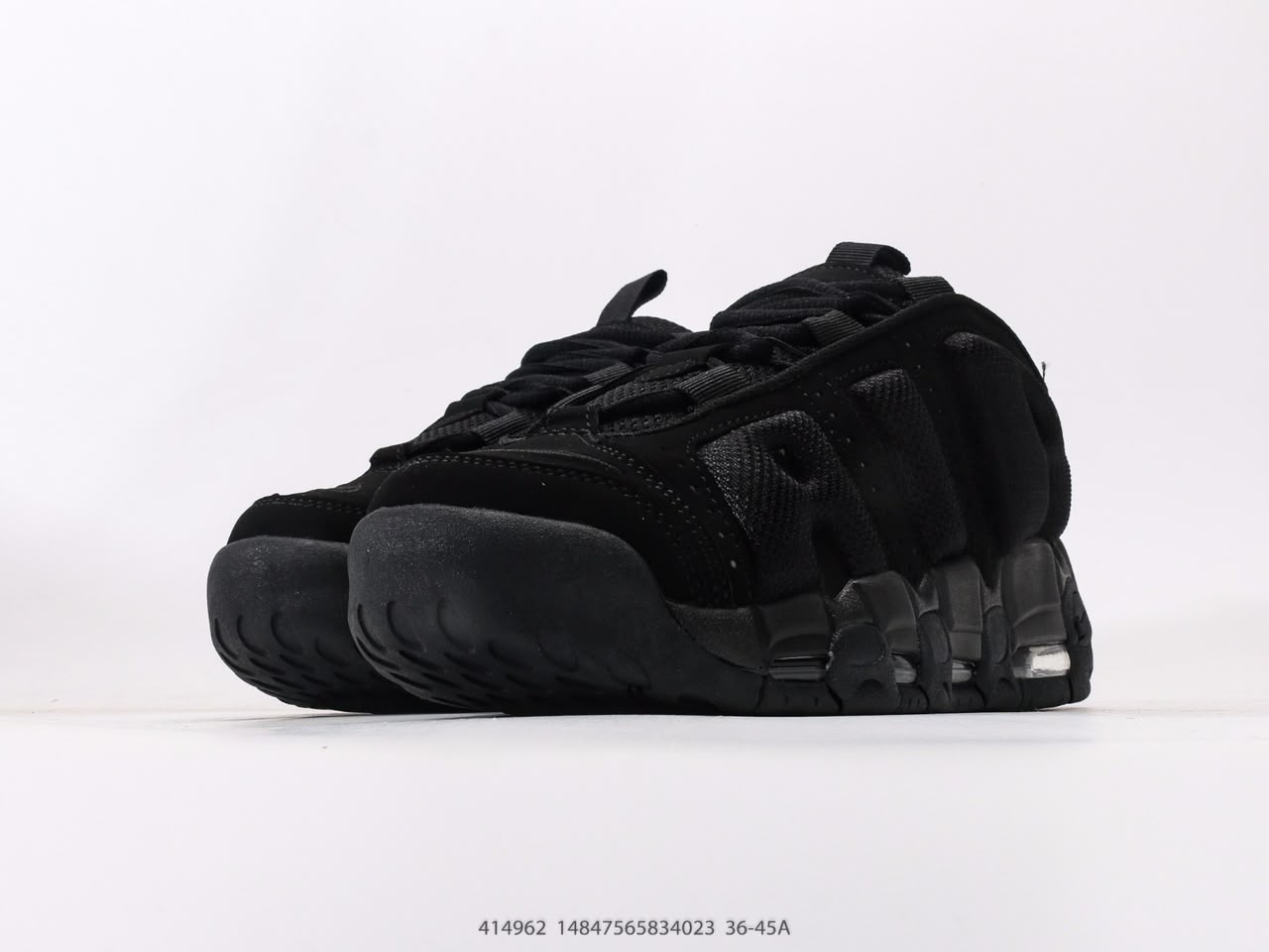 Nike Air More Uptempo triple black.