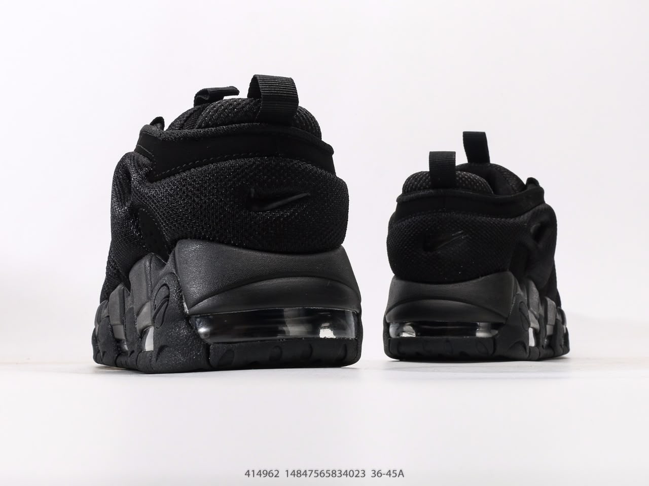 Nike Air More Uptempo triple black.