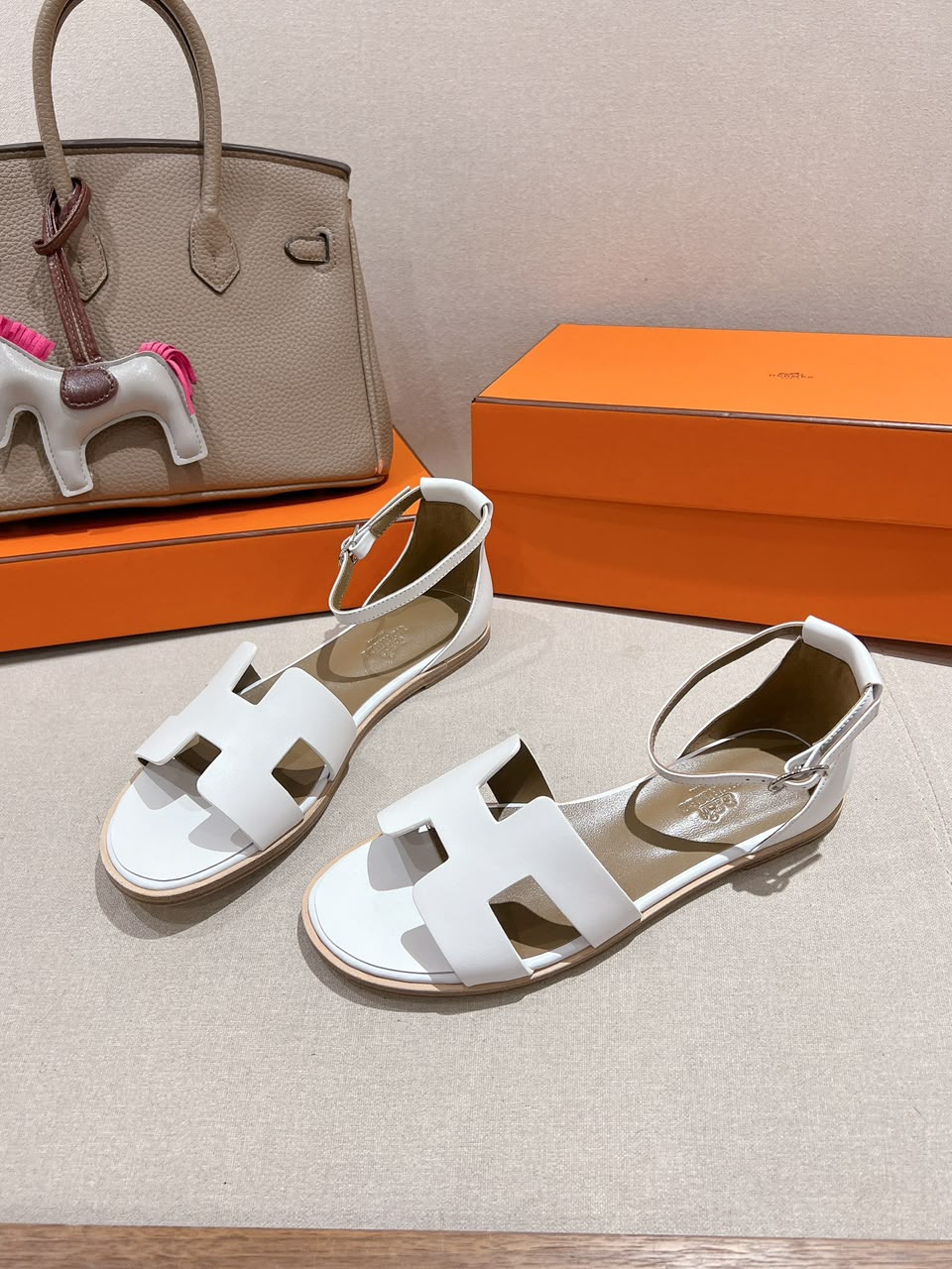 Sandália Santorini Hermès