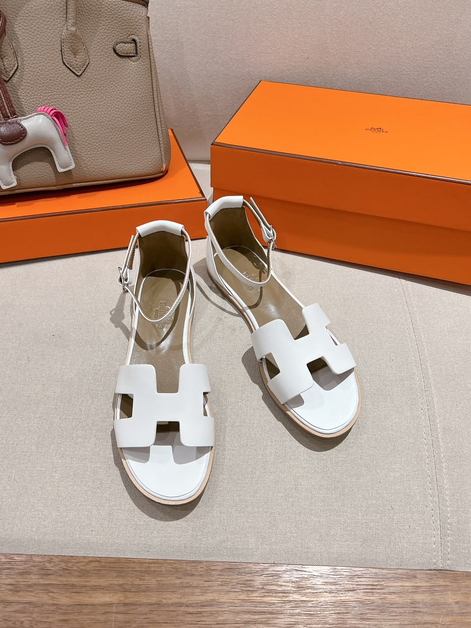 Sandália Santorini Hermès