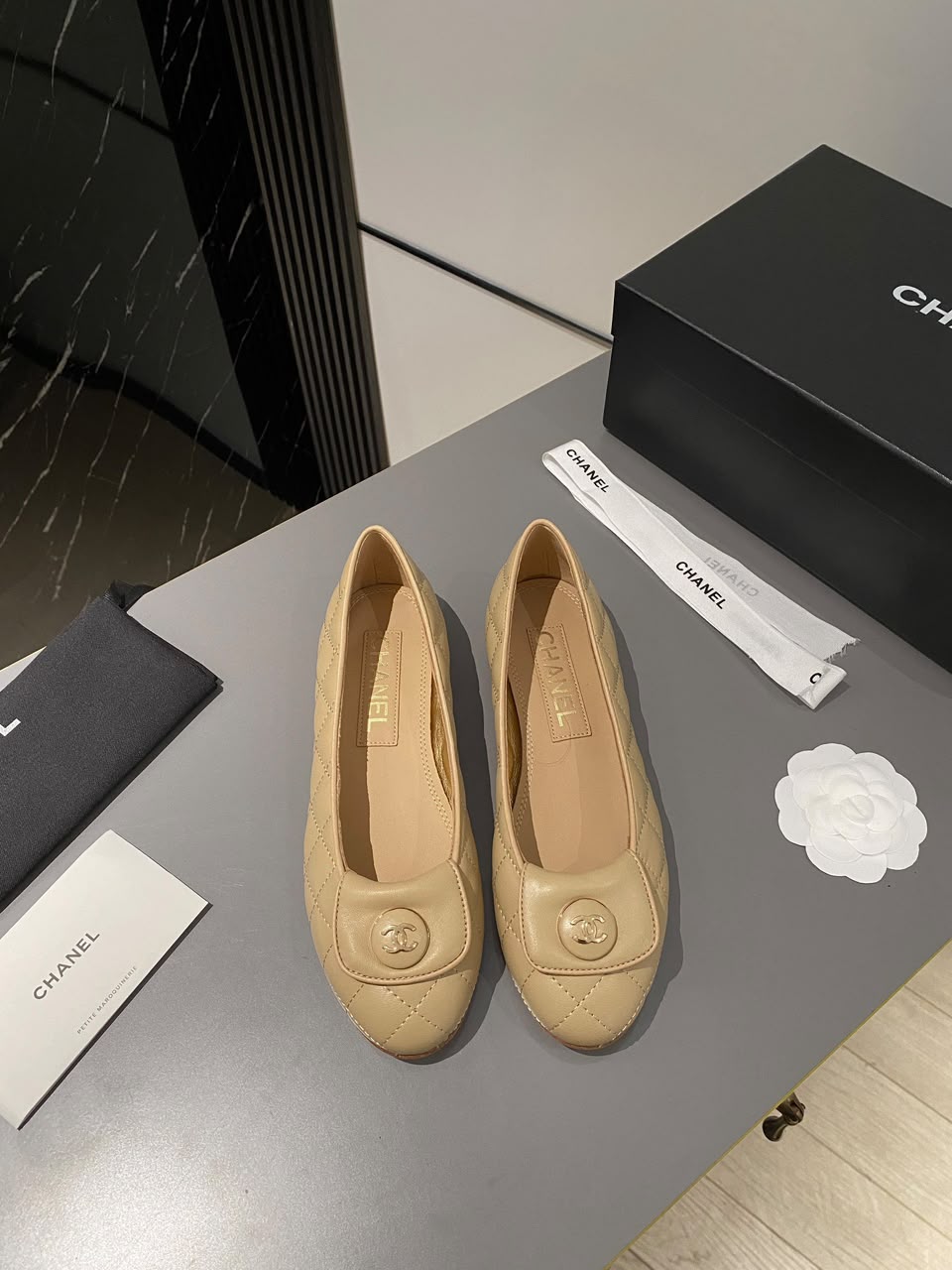 Sapatilha Chanel Quilted Ballet Flat