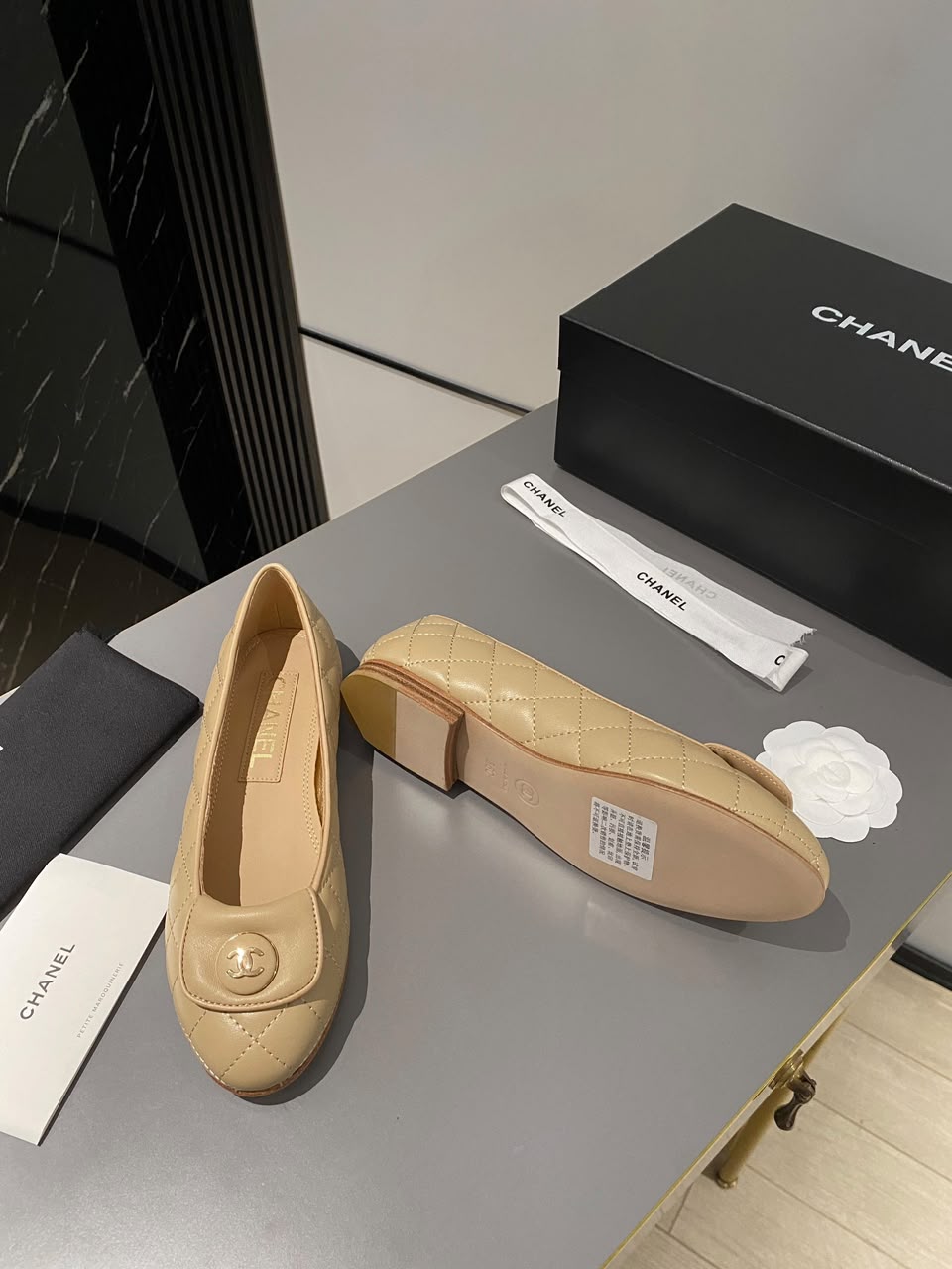 Sapatilha Chanel Quilted Ballet Flat