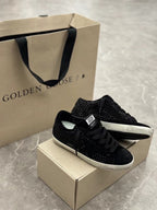 Golden Goose Golden Star Black Com Cristais