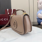 Gucci Blondie Medium Top Handle Bag Rose Tan .