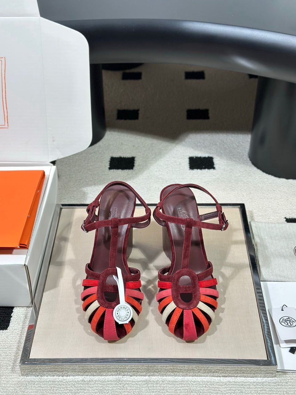 Noa 95 da Hermès Multicolore Rouge H .