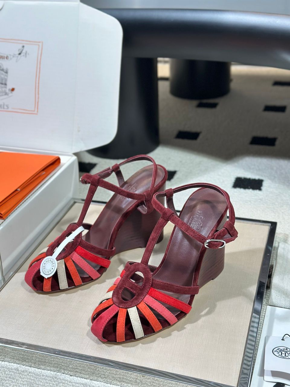 Noa 95 da Hermès Multicolore Rouge H .