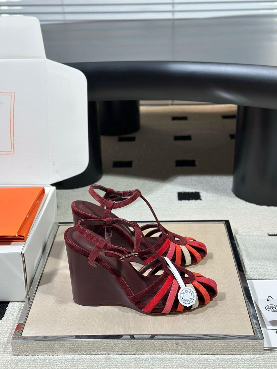 Noa 95 da Hermès Multicolore Rouge H .