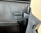 Hermès Birkin Toile H Grey and Black .